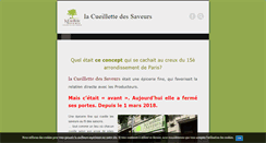 Desktop Screenshot of cueillettedsaveurs.com